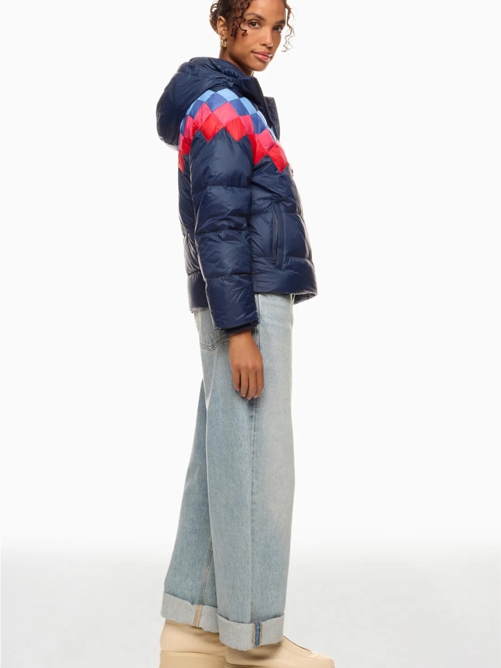 Marine Layer Navy Puffer Jacket - Archive Sierra Puffer - Picture 2 of 6